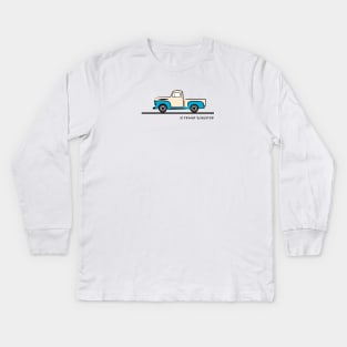 1952 Ford F 150 Color Kids Long Sleeve T-Shirt